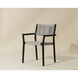Kavala Charcoal Outdoor Stackable Dining Armchair, Set Of 2